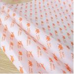 Orange Logo Personalised Printed Tissue Paper Wrap For Flower Wedding Garland Facial Gift for sale