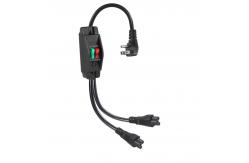 China NEMA 5-15P to Dual IEC C5 Power Splitter with Switch 125V 10A supplier