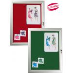 Anodized Aluminum Frame Wall Mounted 45mm A0 Lockable Poster Case for sale