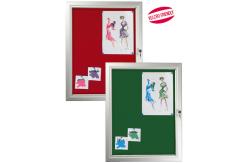 China Anodized Aluminum Frame Wall Mounted 45mm A0 Lockable Poster Case supplier