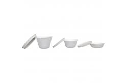 China Sustainable Biodegradable 4oz Sugarcane Bagasse Disposable Hot Cups With Lids supplier
