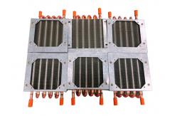 China RoHS Copper Finned Copper Tube Heat Exchanger Freon supplier