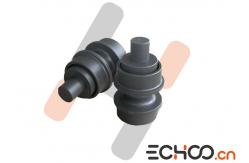 China CAT D4H Bulldozer Parts Track Carrier Rollers / Double Flanged Track Rollers supplier
