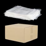 Clear LDPE Fan Folded Pre Opened Bags 15x32 With Vent Holes