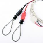 EMG Stimulated Finger Loops Electrode With 4 Pole Connection Cable