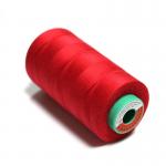402 Dyed Polyester Sewing Thread Red Uv Bonded Polyester Thread for sale