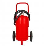 Mobile Trolley Fire Extinguisher 25kg Wheel Type Fire Extinguisher for sale