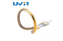 China Gold Reflector Ring Infrared Lamps , 220V 1000W Quartz Tube Infrared Heaters supplier