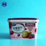 In Mold Labeling Tubs Square Plastic Box  Environmentally - Friendly for sale