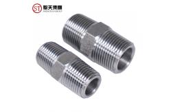 China 3/4 Stainless Steel Forged Fittings Npt Male Hex Nipple supplier