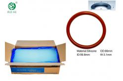 China Solid Fire Resistant Silicone Rubber High Stability Apply To O Ring Seals supplier