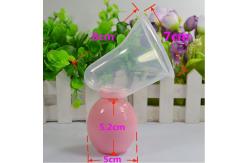 China BPA Free Latex Silicone Manual Breast Pump With Bottle Baby Sucking supplier