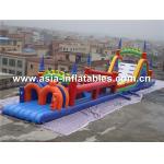 Children Park Amusement Games, Inflatable Pretty Clolred Obstacle Challenges for sale