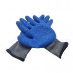 Rubber Industrial Labor Gloves Glass Handling Protection Tools for sale