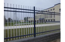 China Ornamental Galvanized Wrought Iron Steel Picket Fence For Garden supplier