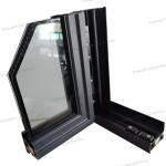 Sand Proof Wind Resistant Broken Bridge Aluminum System Window Frame for sale