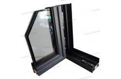 China Sliding Casement Broken Bridge Aluminum Windows Alloy High Impact Resistant supplier