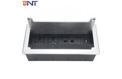 China double  universal power brushed flip up socket with aluminum alloy material BF806 supplier