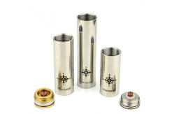 China Full mechanical 18350/18500/18650 copper contact windrose mod ss supplier