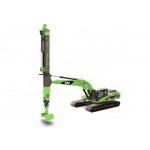 KM150 5845mm Clamshell Telescopic Arm Long Boom 3.6t Excavator Super Long Arm for sale