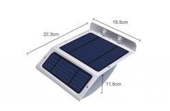 China 6000-7000K 20pcs LED Solar Sensor Wall Light For Advertising Lighting supplier
