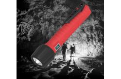 China IP 68 Rechargeable Torch Light , 240 LuX Flashlight Explosion Proof supplier