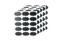 China Dry Erase Removable Labels Black Reusable Bottle Labels supplier