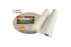 China Inkjet 260gsm Polyester Canvas Rolls Matte Water Based Waterproof Stretched supplier