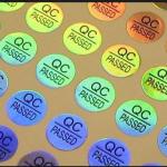 QC PASSED Hologram Seal Stickers PET Self Adhesive Round Stickers for sale