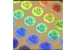 China QC PASSED Hologram Seal Stickers PET Self Adhesive Round Stickers supplier
