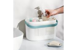 China H18cm Plastic Storage Basket Drainage Plastic Vegetable Basket With Handle supplier