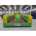High Durability Inflatable Bungee Run , Funny Inflatable Bungee Trampoline 10.6 X 3.3 X 2.4m for sale