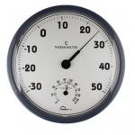 Round Elegant Indoor Outdoor Thermometer With Temperature / Hygrometer Reading for sale