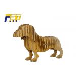 Custom Brown Paper Cardboard Box Furniture , Animal Shape Recycled Cardboard Furniture for sale