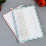 Antiskid Raw Meat Cooking Rectangle Plastic Chopping Board Mat for sale