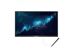 China Qtenboard Windows Android 14 40 Point Interactive Smart Board Touch 4K Wall Bracket supplier