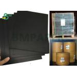 Jumbo Rolls 150gsm 200gsm Double Sides Dark Black Packaging Paper Board for sale