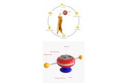 China Cat Interactive Pet Toys Gyro Turntable Catnip Ball ABS OEM supplier