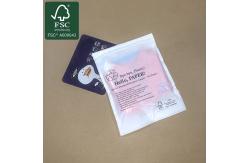 China 100% Fully Biodegradable White Translucent Paper Bags For Sock Clothes Packaging supplier