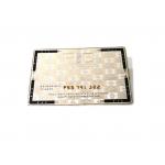 Sterling Silver Metal Membership Card With Hico Magnetic Stripe for sale