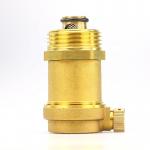 RoHS Single Ball Air Valve , Brass Auto Air Exhaust Valve for sale