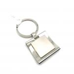 MOQ 500 Metal Keychain Holder with Zinc Alloy Material for sale