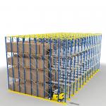 CE EN 15620 Q235B Drive In Drive Through Racking System for sale