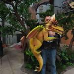 Hand Control Baby Animatronic Dinosaur Fly Dragon Puppet