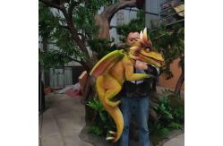 China Hand Control Baby Animatronic Dinosaur Fly Dragon Puppet supplier