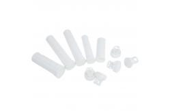 China PP Material Custom Logo White Plastic Bottle Effervescent Tablet Tube With Cap Direct supplier