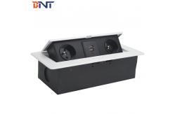 China Available Customized Made As Required Desktop Hidden Outlet  With USB Charger  Interface supplier