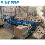 PP PE PA ABS Plastic Recycling Parallel Twin Screw Extruder Pelletizing Line for sale