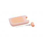 Plastic Orange Perfume Spray Atomizer With Rubber Case Credit Card