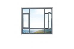 China Customizated Double Glazed Tempered Glass Aluminum casement Windows supplier